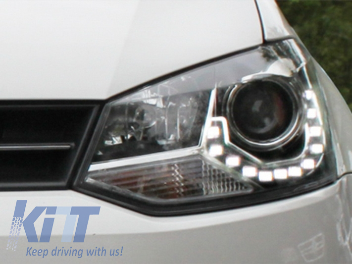 Volkswagen Polo 6R Custom Performance Headlights - LED Daytime