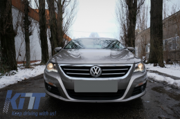 DAYLINE LED Fari per VW Passat CC 2008-2012 Nero DRL HID Look Lente-image-6059456