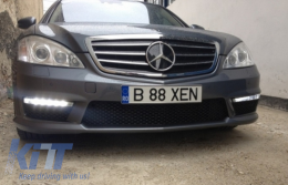 Dedicated Daytime Running Lights LED DRL suitable for Mercedes W221 S-Class (2010-2013) Left Side-image-5996671