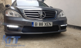 Dedicated Daytime Running Lights LED DRL suitable for Mercedes S-Class W221 (2010-2013) Left Right Side-image-6037661