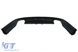 Diffuseur Arrière pour AUDI A8 D4 Facelift 15-17 S8 Look Échappement Conseils-image-6054388