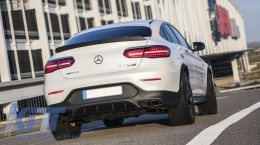 Diffuseur arrière pour Mercedes GLC C253 COUPE 15+ GLC63 Conseils noir C63S Look-image-6055446