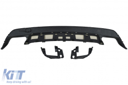 Diffuseur Arrière pour Mercedes W117 CLA 2013+ Embouts d'échappement Sport Pack-image-6089408