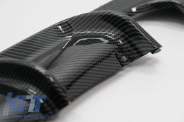 Diffuseur Double sortie Seul Échappement pour BMW 3 F30 F31 11-19 M Look Carbon-image-6063629