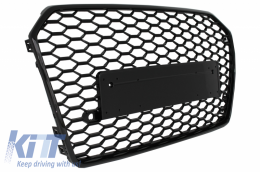 Diffuseur embout pare-chocs pour Audi A6 4G Facelift 15-18 Grille RS6 Look-image-6055627