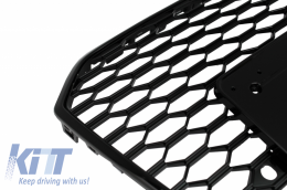 Diffuseur embout pare-chocs pour Audi A6 4G Facelift 15-18 Grille RS6 Look-image-6055628