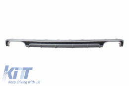 Diffuseur Embouts Calandre pour AUDI A6 4G Facelift S-Line 15-18 Avant S6 Look-image-6054109