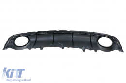 Diffuseur embouts d'échappement pour AUDI A7 4G Facelift 15+ S7 S-line RS7 Look--image-6020691