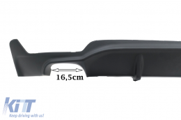 Diffuseur pour BMW 4 F32 F33 F36 2013+ Coupé Cabrio M Look Double Double Sortie-image-6016129