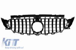 Diffuseur pour Mercedes C238 AMG Line 16+ E53 Look Échappement Grille Tout Noir-image-6058818