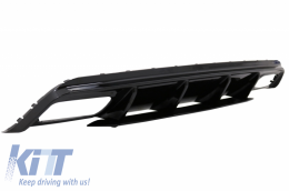 Diffuseur pour MERCEDES W176 A-Class 12-18 Spoiler coffre A45 Look Facelift-image-6049558