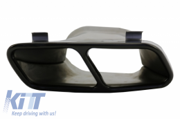 Diffuseur pour MERCEDES W176 A-Class 12-18 Spoiler Embouts A45 Look Facelift-image-6049578