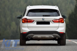 Diffuseur & Épuiser Silencieux Conseils pour BMW X1 SUV F48 06.15+ M Sport Look-image-6063847