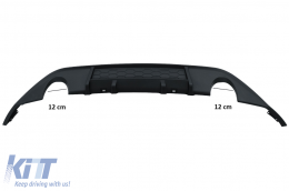 Diffuseur Sortie Double pour Unique Conseils pour VW Golf 7 VII 13-16 GTI Look-image-6057323