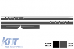 Diffusor Auspuffspitzen Für Mercedes W176 2012-2018 Sportpaket Spoiler Aufkleber-image-6044869