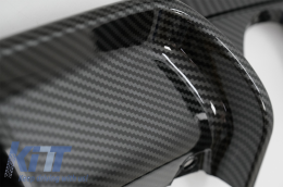 Diffusor Doppelauslass Einzelauspuff für BMW 3 F30 F31 11-19 M Design Carbon-image-6063631