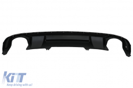 Diffusor Endrohre für Audi A4 B9 8W 16-18 Limousine Avant für S Line Stoßstange-image-6097221