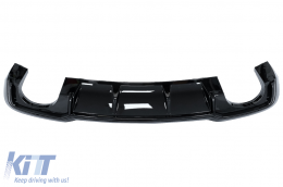 Diffusor für Audi A3 8V Facelift 16-19 Glänzend schwarz RS3-Look nur S-line Stoßstange-image-6084733