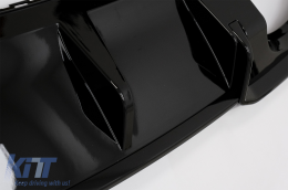 Diffusor für Audi A3 8V Facelift 16-19 Glänzend schwarz RS3-Look nur S-line Stoßstange-image-6084735