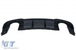 Diffusor für Audi A3 8V Facelift 16-19 Glänzend schwarz RS3-Look nur S-line Stoßstange-image-6084736