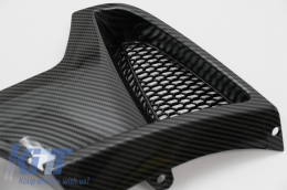 Diffusor für BMW 4 F32 F33 F36 13-19 M Look Kohlenstoff Zwilling Doppelt Auslauf-image-6063754