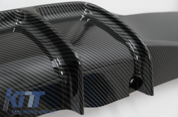 Diffusor für BMW 4er F32 F33 F36 13-19 M Performance Look Doppelter Carbon Links-image-6063733