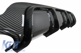 Diffusor für BMW 4er F32 F33 F36 13-19 M Performance Look Doppelter Carbon Links-image-6063734