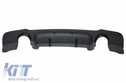 Diffusor für BMW E92 Coupé 3 06-12 Kofferraumspoiler M Look Twin Single Outlet-image-6063268