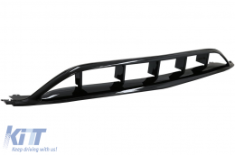 Diffusor für Mercedes A W176 15-18 Alles schwarz Auspuff Splitter Aero Spoiler-image-6058622