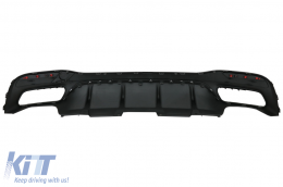 Diffusor für Mercedes GLE W166 SUV Facelift 2015-2019 GLE63 Look Auspuff Tipps-image-6075319