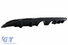 Diffusor für VW Golf 6 VI 08-12 Dachspoiler R20 Look nur Standard Stoßstange-image-6085369