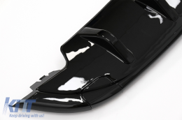 Diffusor für VW Golf 6 VI 08-12 Dachspoiler R20 Look nur Standard Stoßstange-image-6085372