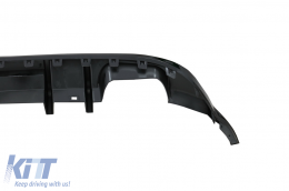 Diffusor für VW Golf 7.5 17-19 R-Look Glänzend schwarz Frontlippenverlängerung Spoiler-image-6075768