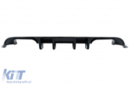 Diffusor für VW Golf 7.5 17-19 R-Look Glänzend schwarz Frontlippenverlängerung Spoiler-image-6075770