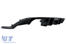 Diffusor für VW Golf 7.5 17-19 R-Look Glänzend schwarz Frontlippenverlängerung Spoiler-image-6075771