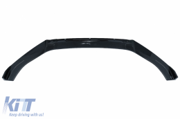 Diffusor für VW Golf 7.5 17-19 R-Look Glänzend schwarz Frontlippenverlängerung Spoiler-image-6075782