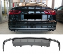 Diffusor Schalldämpfer Tipps für Audi A6 4G Facelift Limo Avant 15-18 S6 Look-image-6033954