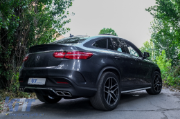 Diffusor & Tipps für Mercedes GLE Coupé C292 Sport Line 15-19 Chrom GLE63 Look-image-6076881