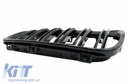 Diffusor & Tipps Gitter Doppelt Streifen für BMW X1 SUV F48 06.15-19 M Sport Look-image-6079949