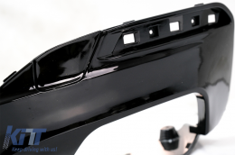 Diffusor Tipps Kofferraumspoiler für BMW 5 G30 16-19 540 M Performance Look Kohlenstoff-image-6076905