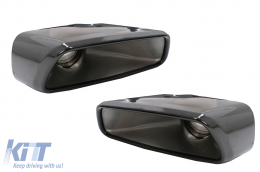 Diffusor Tipps Kofferraumspoiler für BMW 5 G30 16-19 540 M Performance Look Kohlenstoff-image-6076918