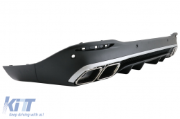 Diffusore Argento Punte per Mercedes GLE W167 SUV V167 Sport Line 19+ GLE63 Look-image-6079640