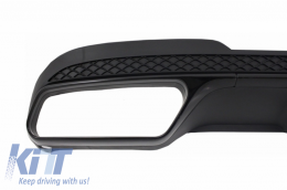 Diffusore aria Punte Scarico Nero per Mercedes W212 S212 AMG Line Facelift 13-16-image-6039225