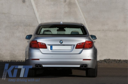 Diffusore d'aria a doppia uscita per BMW F10 F11 5er 11-17 550i Look-image-6004262