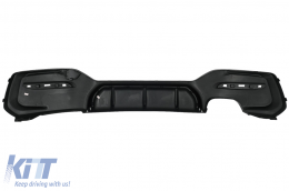 Diffusore d'aria Doppia Uscita Sinistra per BMW Serie 1 F20 F21 LCI 15-19 Nero Lucido-image-6087227