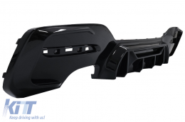 Diffusore d'aria Doppia Uscita Sinistra per BMW Serie 1 F20 F21 LCI 15-19 Nero Lucido Competition Design-image-6087208