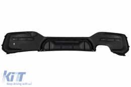 Diffusore d'aria Doppia Uscita Sinistra per BMW Serie 1 F20 F21 LCI 15-19 Nero Lucido Competition Design-image-6087211