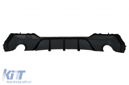 Diffusore d'aria Paraurti per BMW Serie 4 G22 G23 M Sport 2020+ Nero lucido-image-6105535