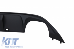 Diffusore d'aria Paraurti per VW Golf 7 VII 13-17 ABT Look Doppio Presa--image-6039554