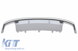 Diffusore d'aria per AUDI A7 4G Facelift 15-18 S7 Look Solo Standard Paraurti-image-6032016